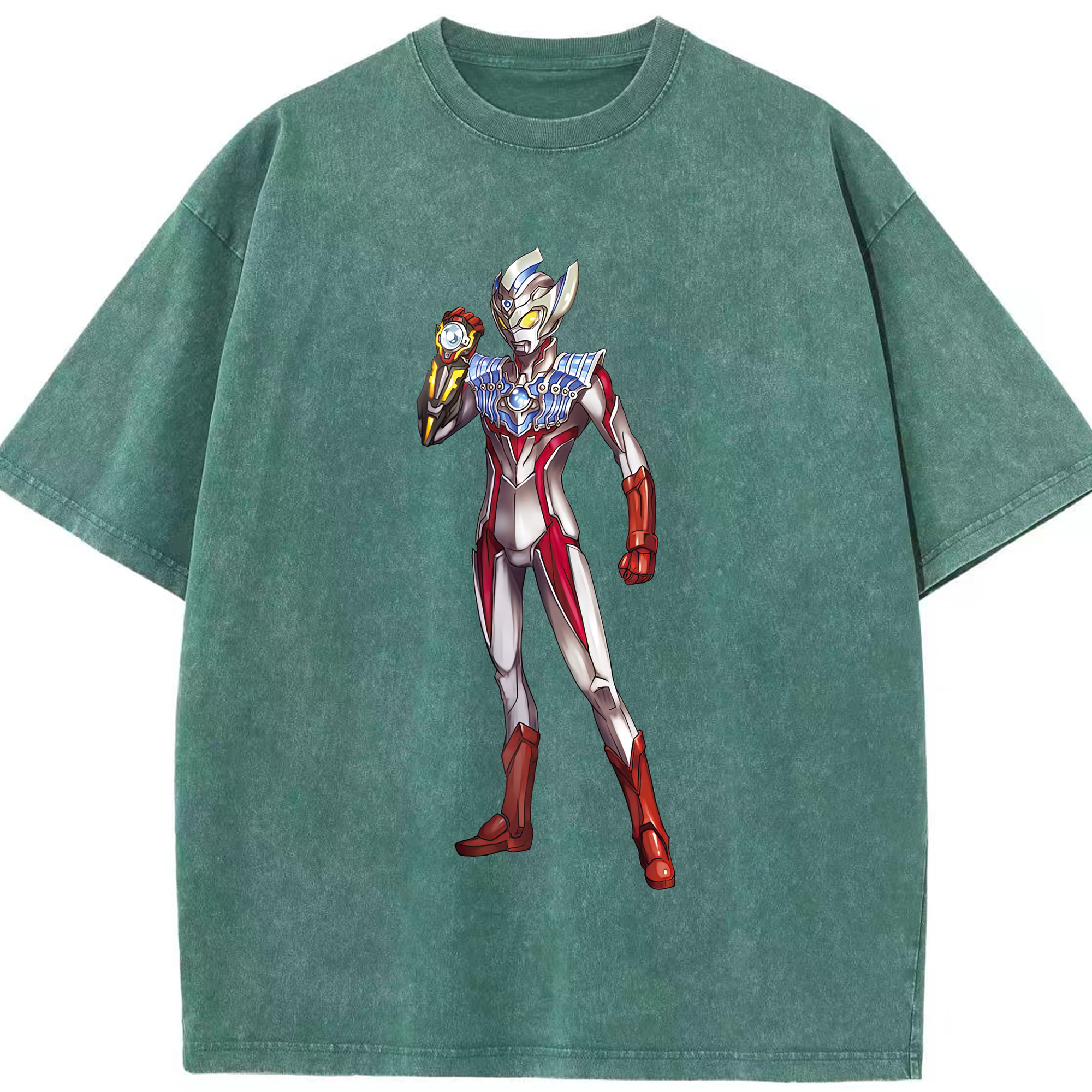 （画像用） ウルトラマン Ultraman 綿100% ヴィンテージ風 半袖Tシャツ（フロントプリント）